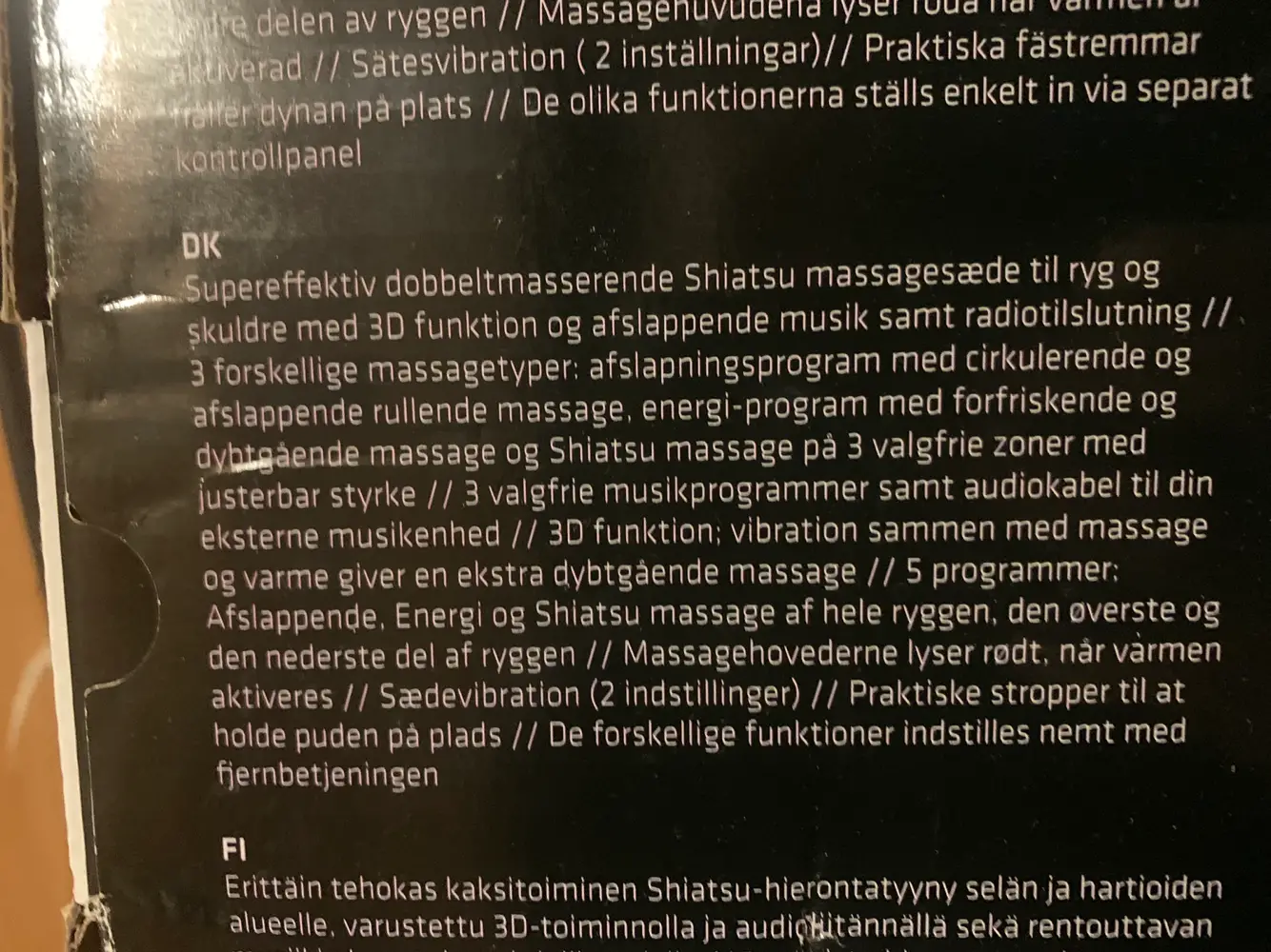 Obh nordica Massagesæde