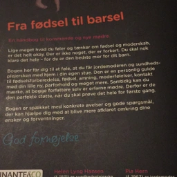 Fra fødsel til barsel bøg