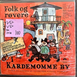 Vinyl LP Folk og røvere i Kardemommeby Den kendte historie hørespil