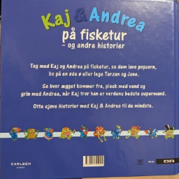 Kaj og Andrea på fisketur og andre histo Bog