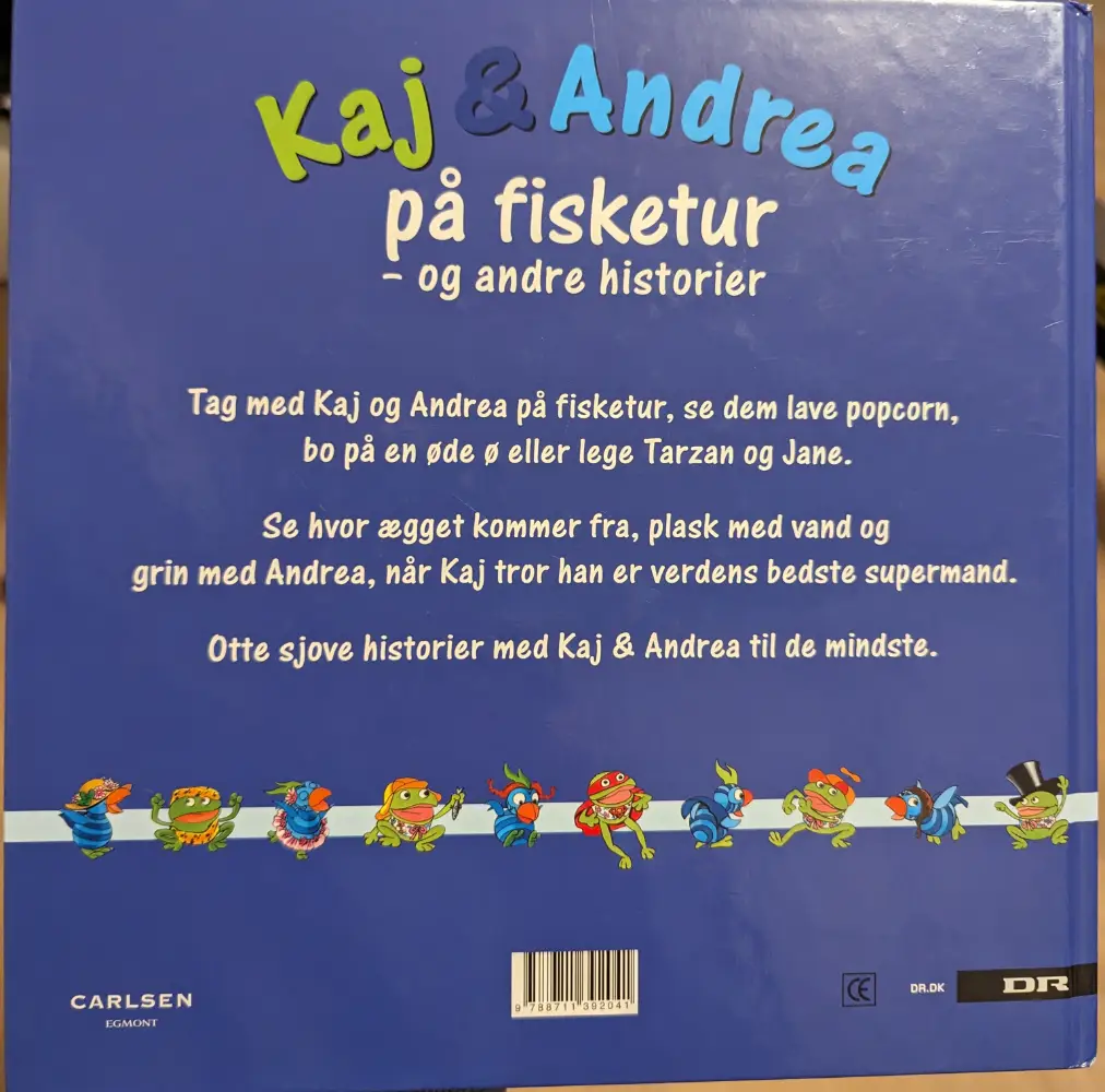 Kaj og Andrea på fisketur og andre histo Bog