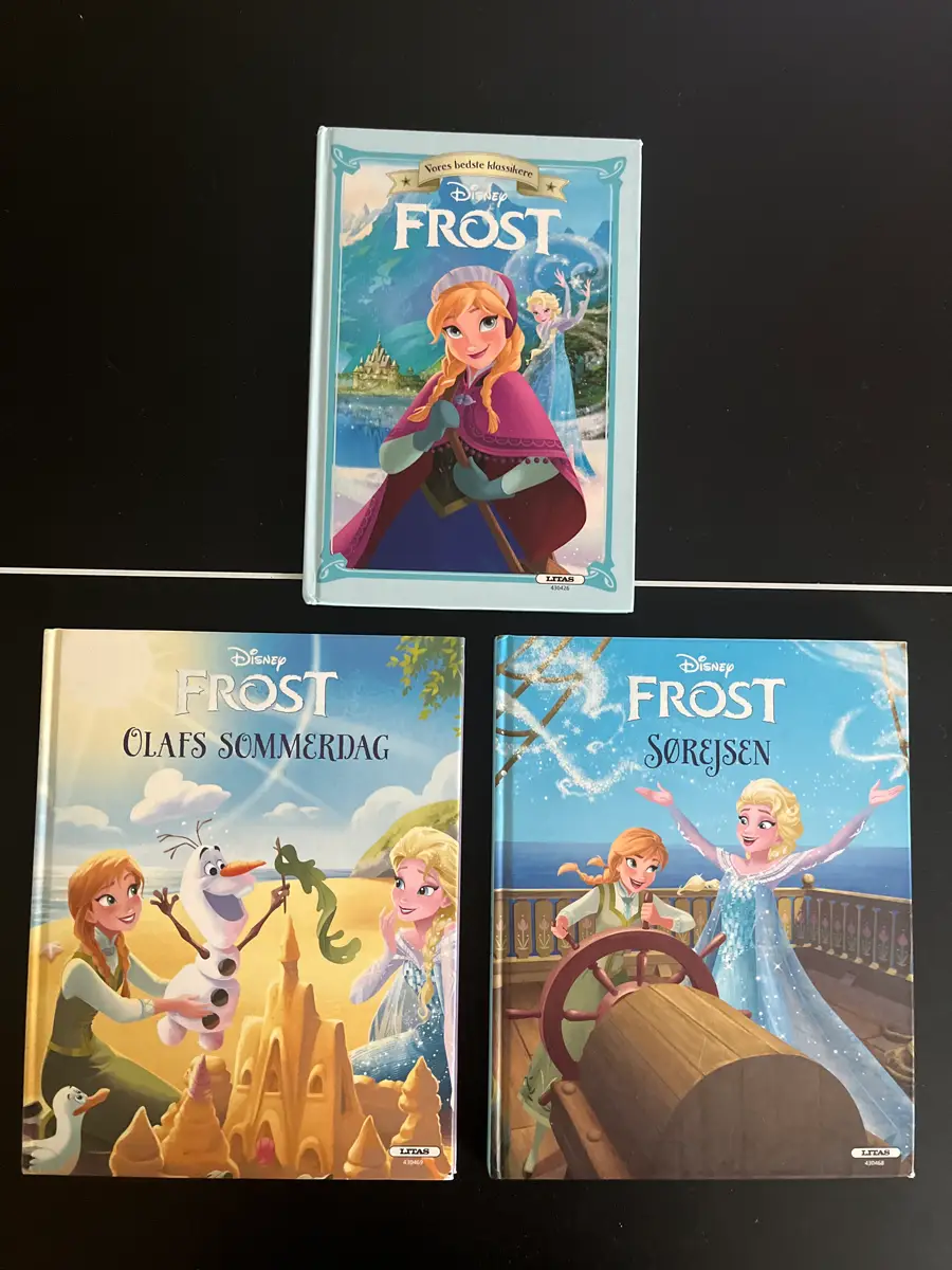 3 stk Frost bøger Disney Frost bøger