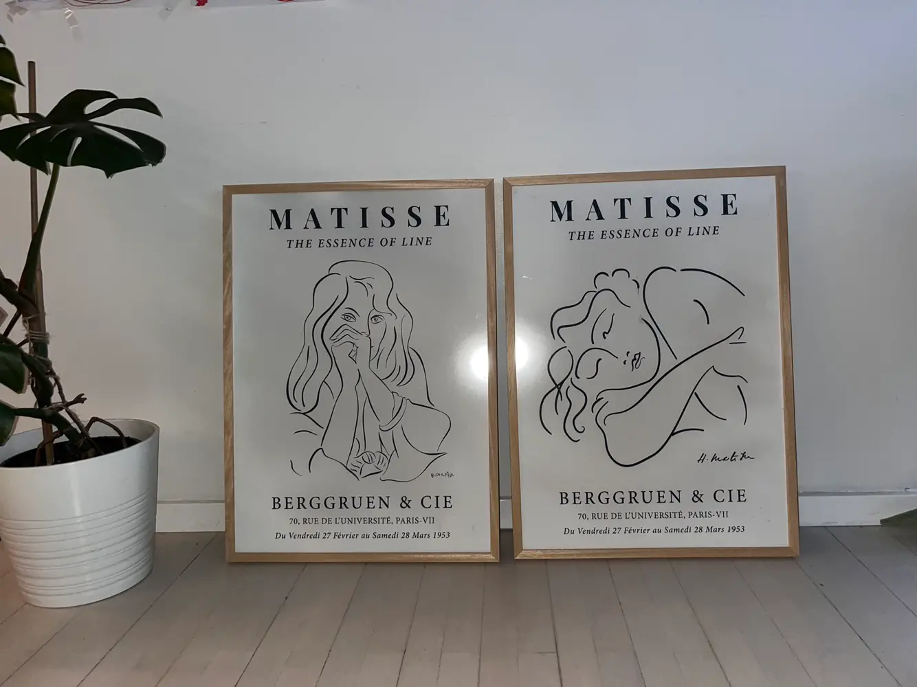 Matisse i træramme Plakater