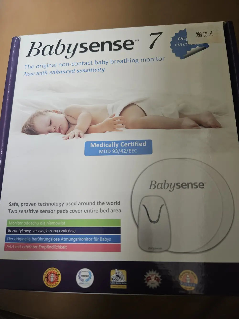 Babysense 7 Baby breathing monitor