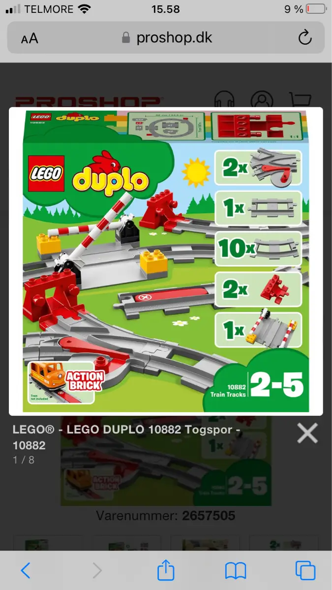 LEGO Duplo togskinner