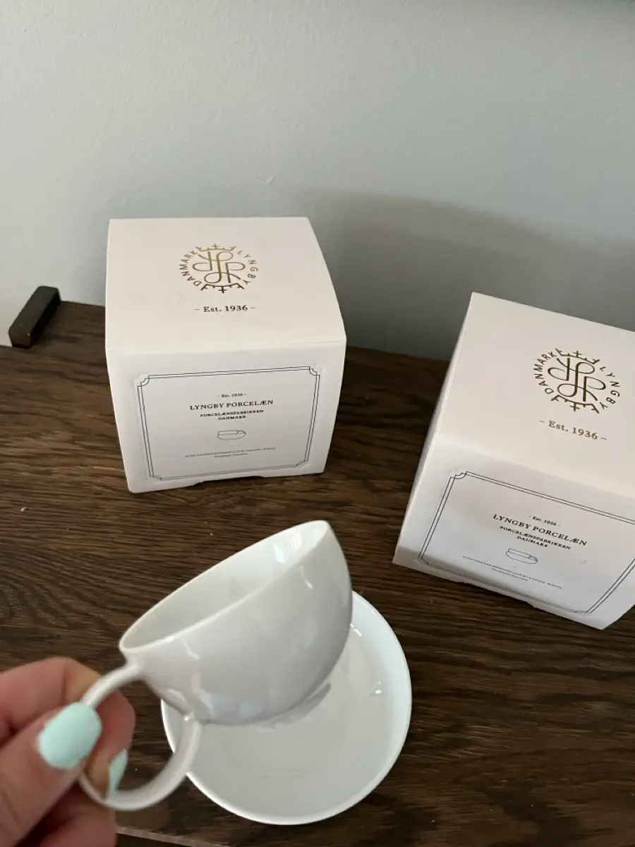 Lyngby porcelæn Espresso kop aldo 10 cm