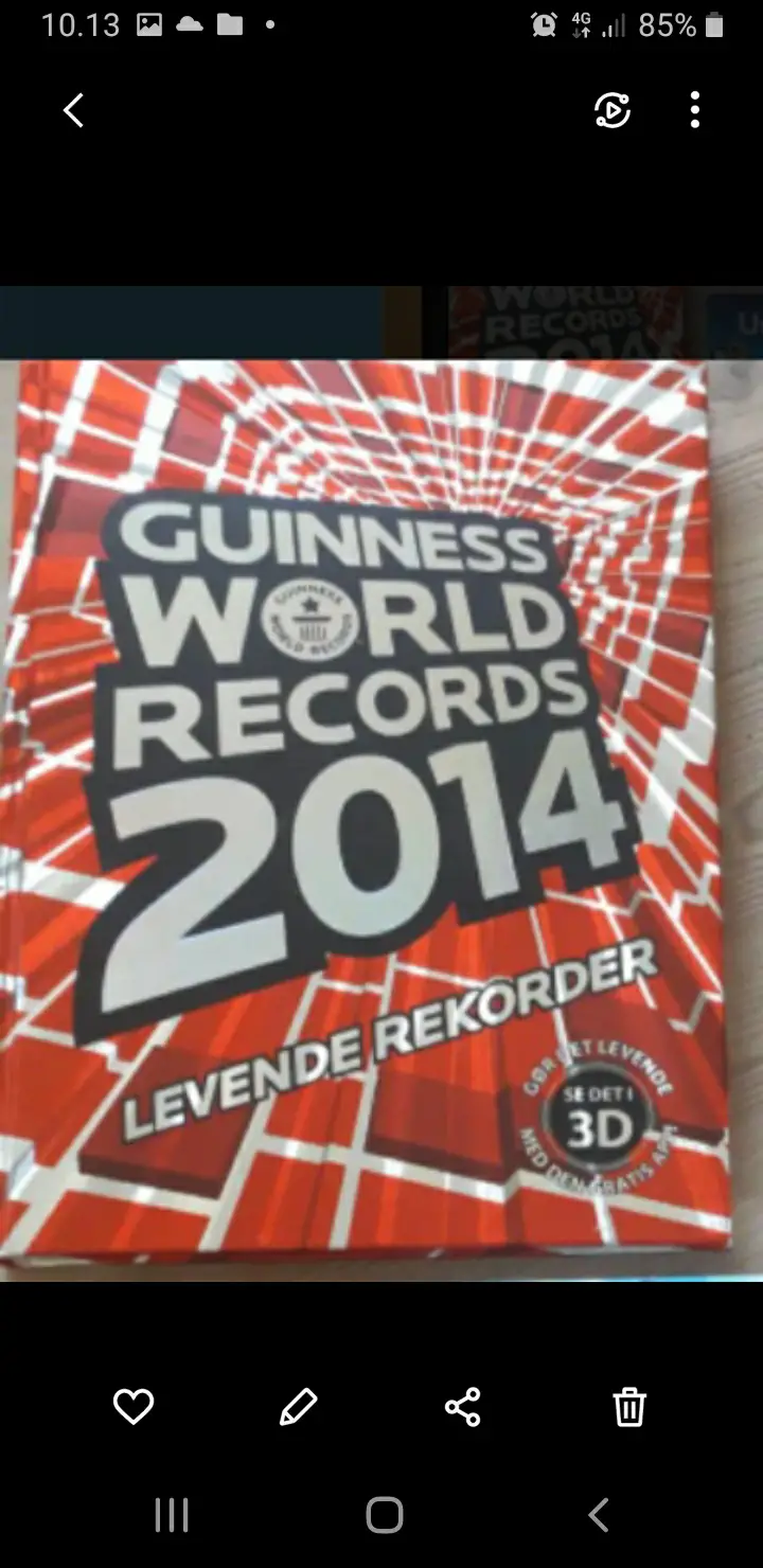 Guinness World Record 2014 Bog