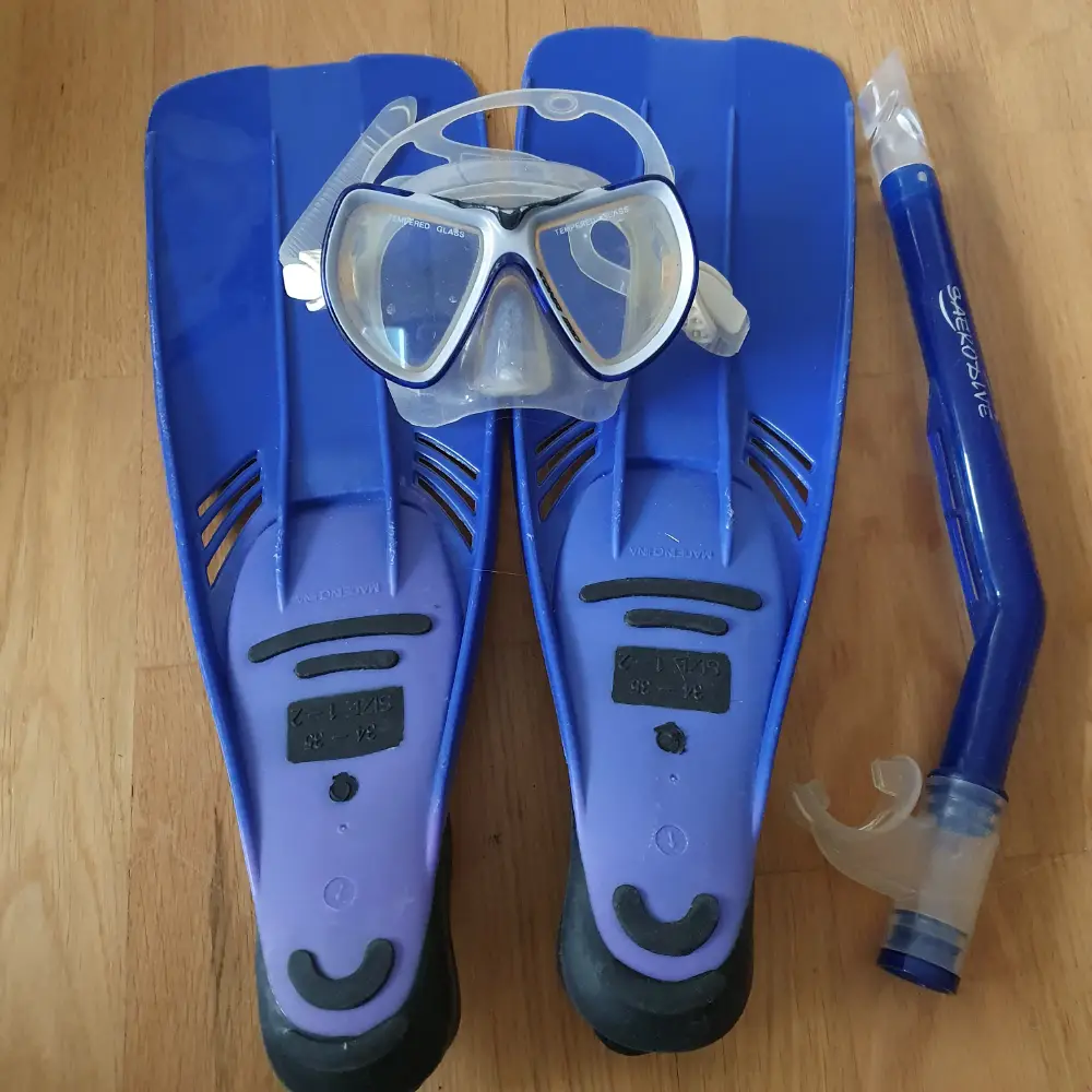 Saeko dive Svømmefødder snorkel maske