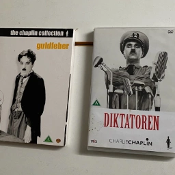 Charlie Chaplin 3 stk DVD