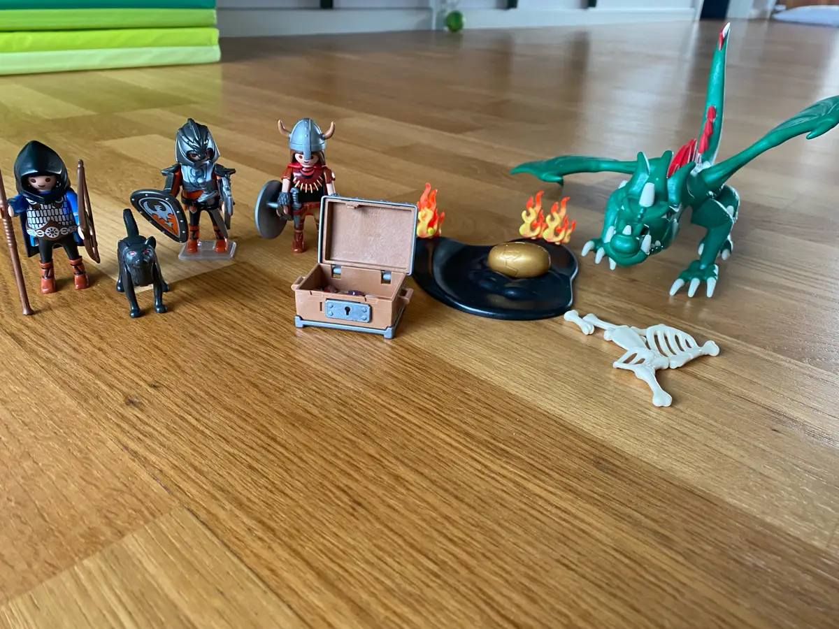 Playmobil Ridder viking drage