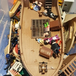 Playmobil Piratslob både biler figur