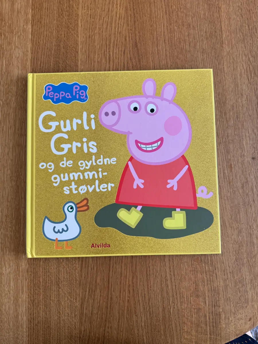 Gurli Gris og de gyldne gummistøvler Bog