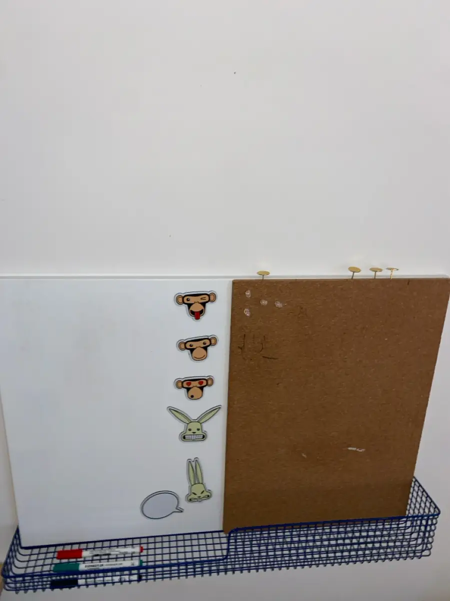 IKEA Opslagstavle whiteboard/kork