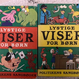 Lystige viser for børn Bog