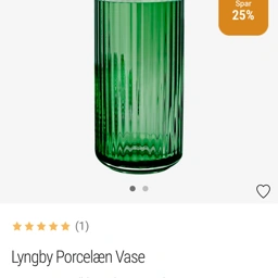 Lyngby Porcelæn Vase og fyrfadstage