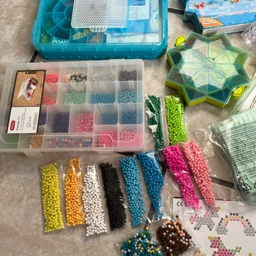 Ukendt Aqua beads sæt og perler