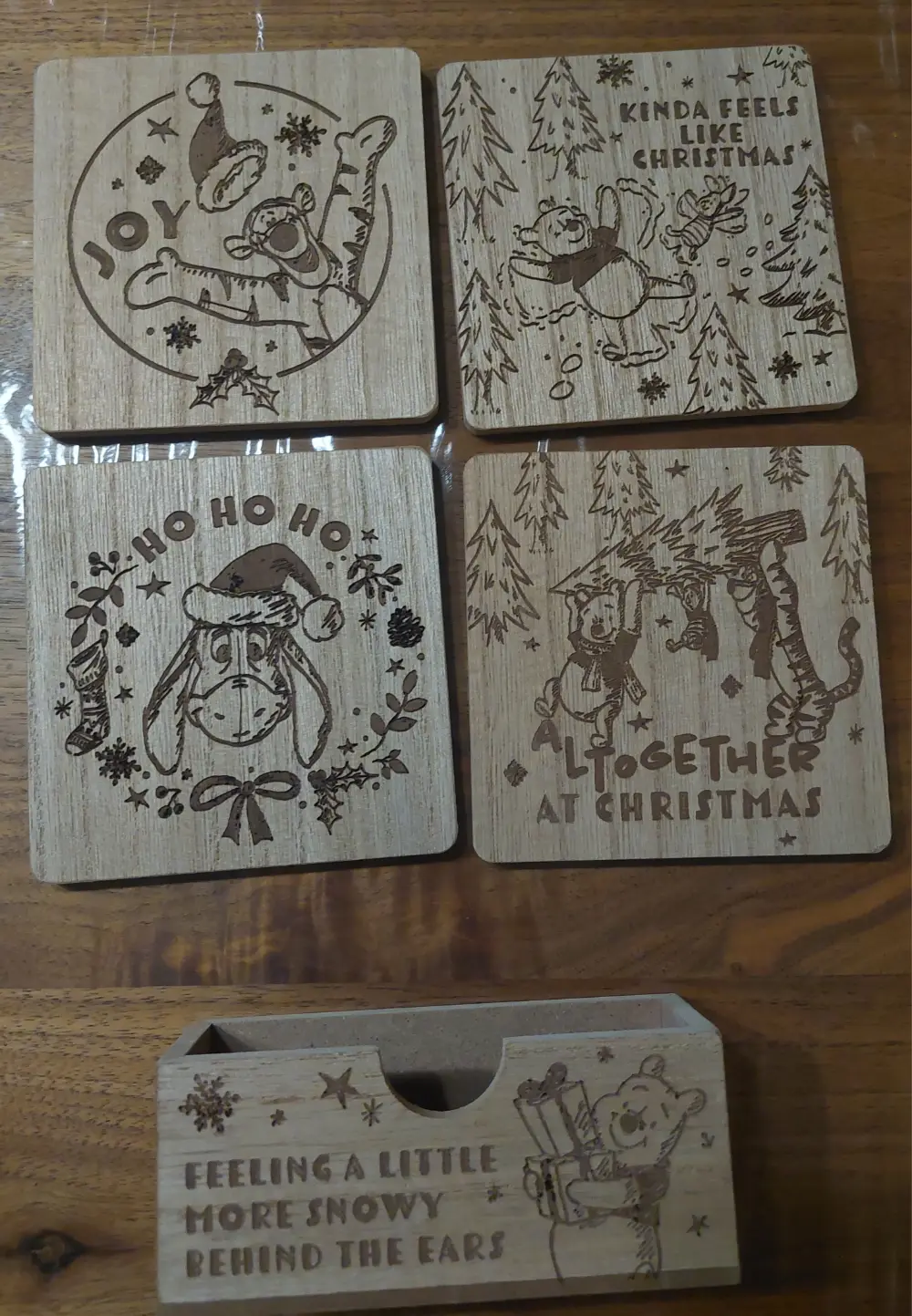 Disney Peter plys træ coasters