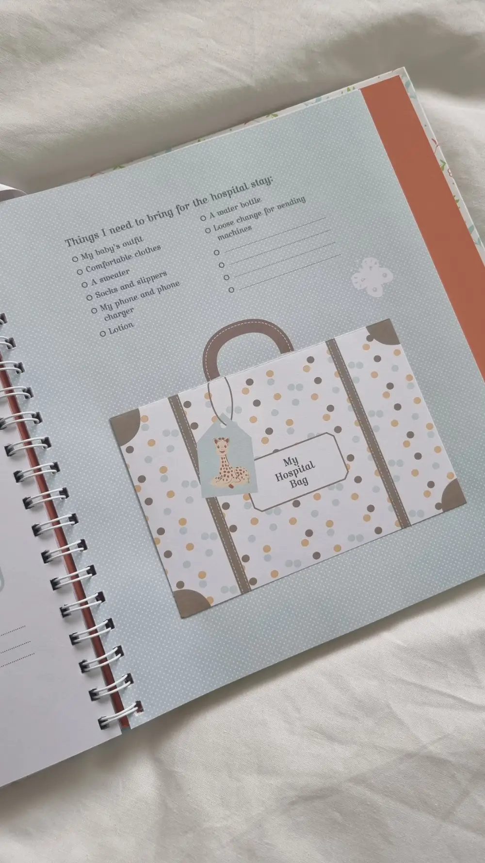 Sophie la Giraffe Pregnancy Journal