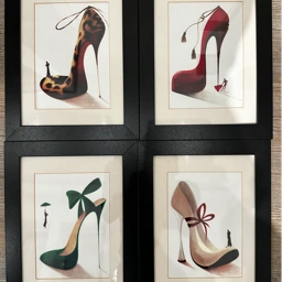 Inna Panasenko 4 stk billeder Art High Heel