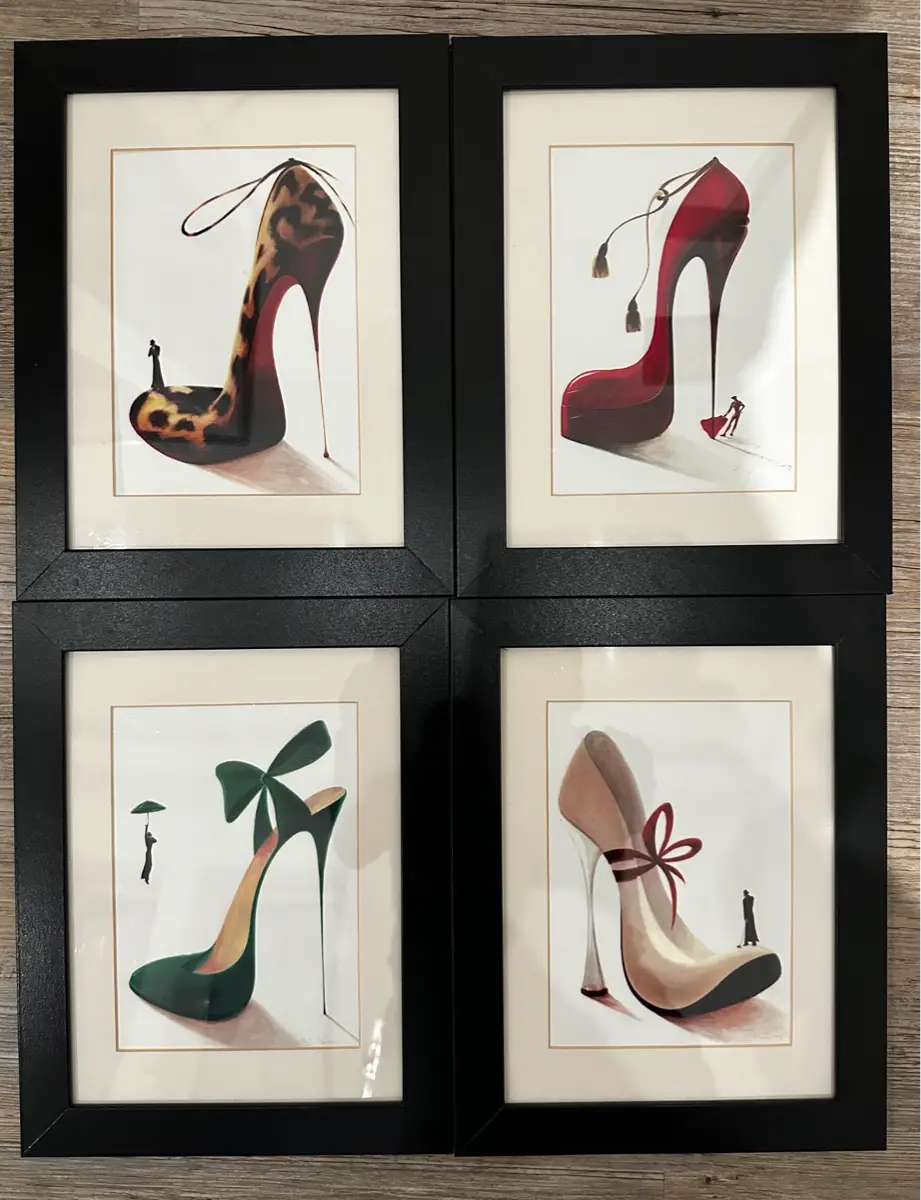 Inna Panasenko 4 stk billeder Art High Heel