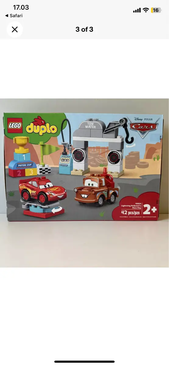 LEGO Duplo Cars / biler / Mcqueen / Bumle