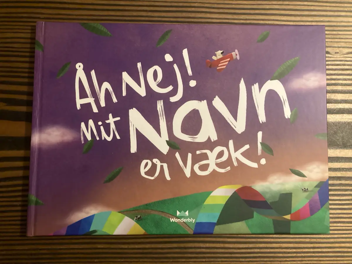 Åh nej mit navn er væk Bog