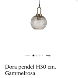 Lene Bjerre Pendel lampe