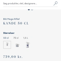 royal copenhagen Kande 50 cl