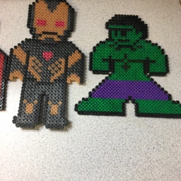 Ukendt Hjemmelavet perler superhelte