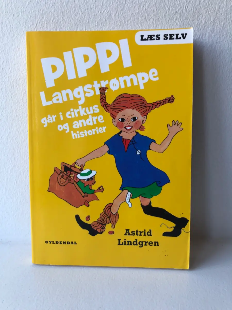 Pippi Langstrømpe går i cirkus Læs selv bog