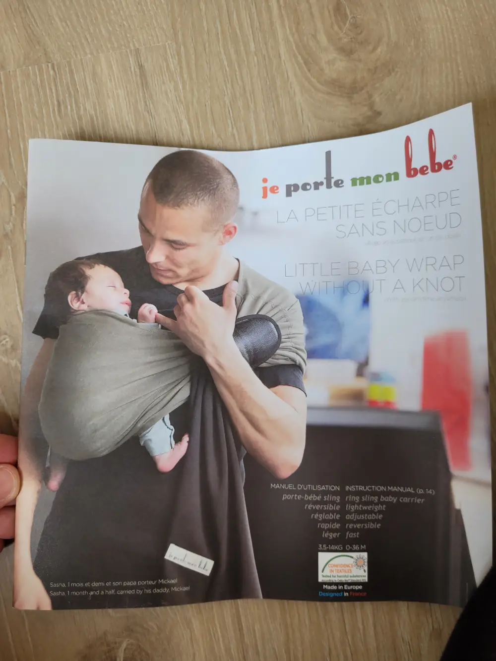 Je Porte Mon Bébé Ringslynge