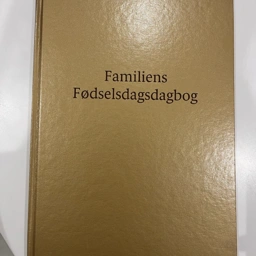 Ukendt Fødselsdags bog