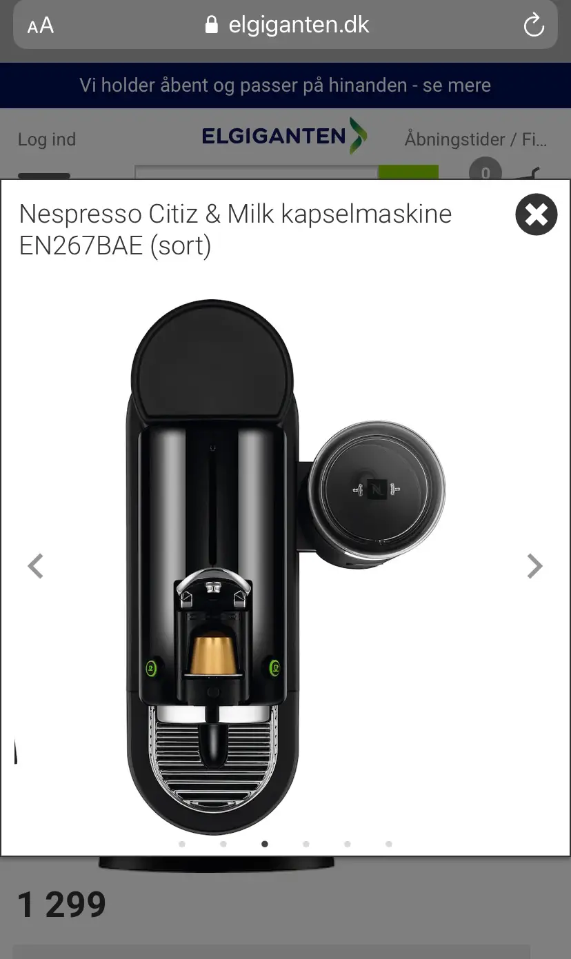 Nespresso Kaffemaskine