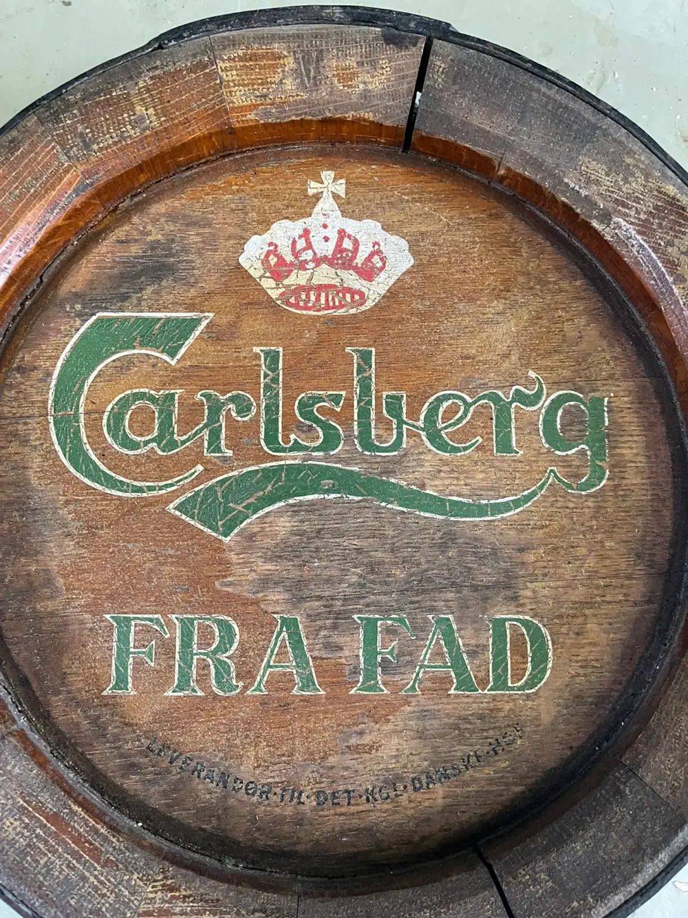 Carlsberg Originalt tønde skilt