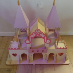 Top-toy Prinsesseslot dukkehus