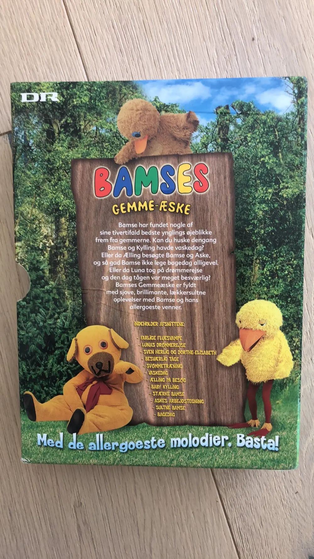 Bamses gemme-æske DVD bamses billedbog