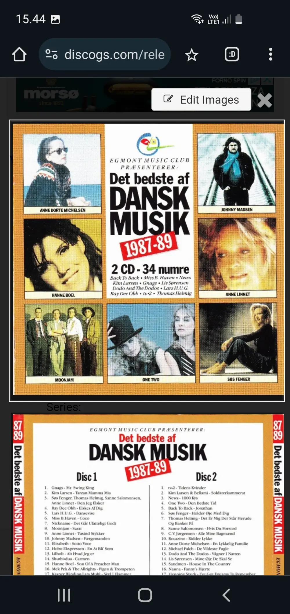Ukendt Cd'er: Dansk Musik 1987-1989