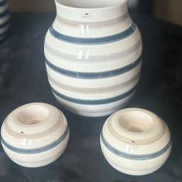 Kähler Vase og stager