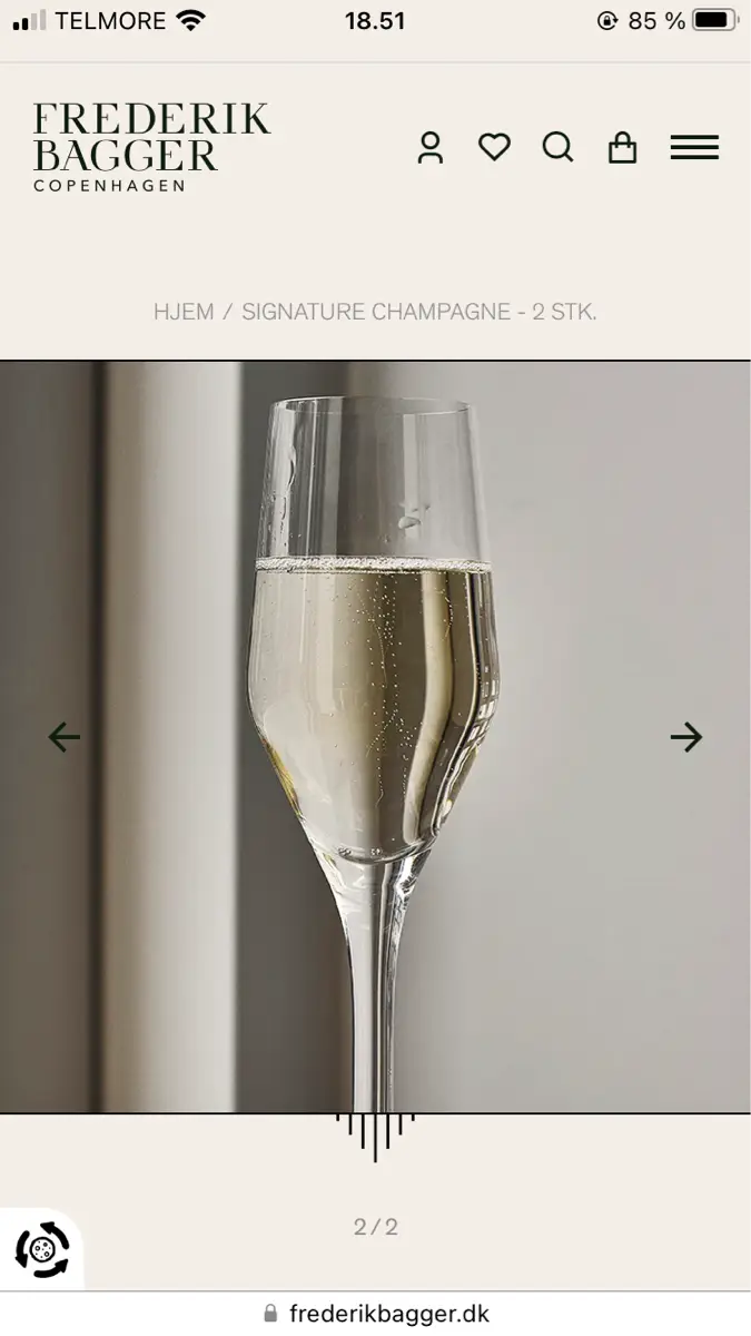 Frederik Bagger Champagne glas