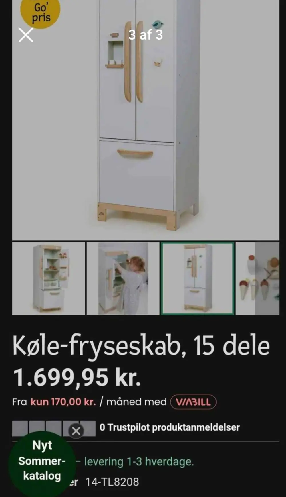 Tender Leaf Køleskab legekøkken