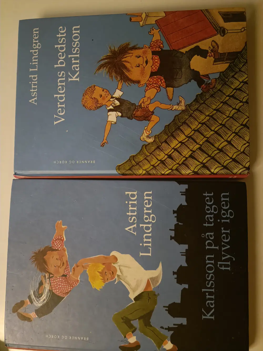 Astrid Lindgren Karlson på taget 2 bøger