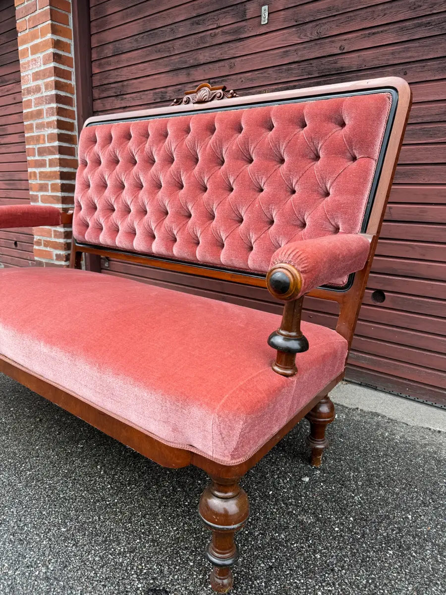 Vintage Velursofa