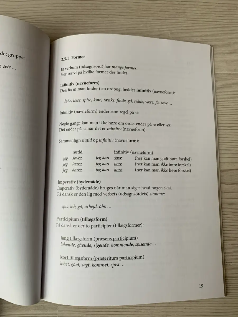 Lille dansk grammatik Skolebog 6-9 klasse