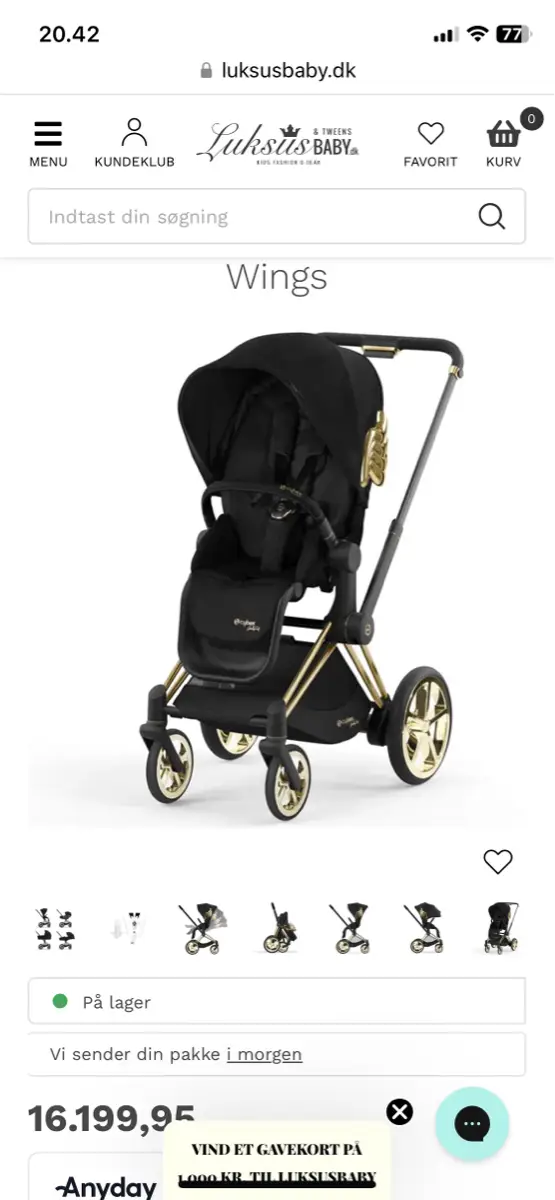 CYBEX Klapvogn