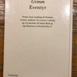 Grimm Eventyr Eventyrbog