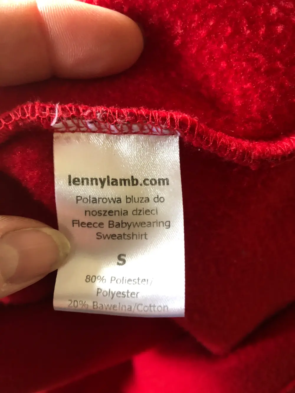 Lenny lamb Bære-fleece-jakke