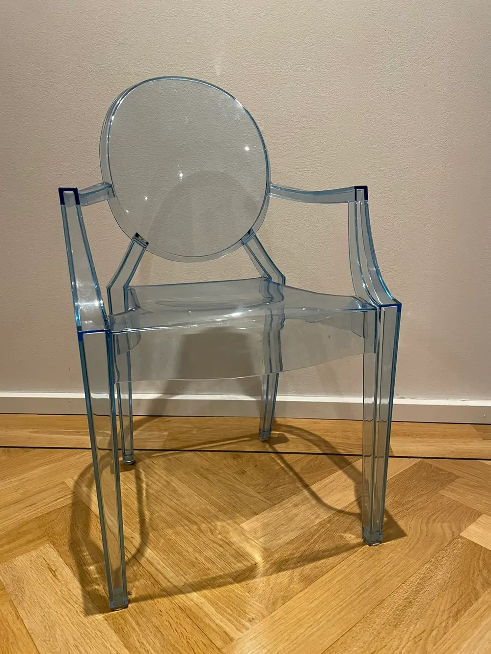 Kartell Blå Ghost stol