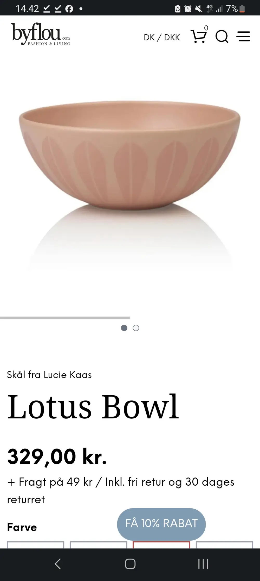 Lucie Kaas Lotus skåle