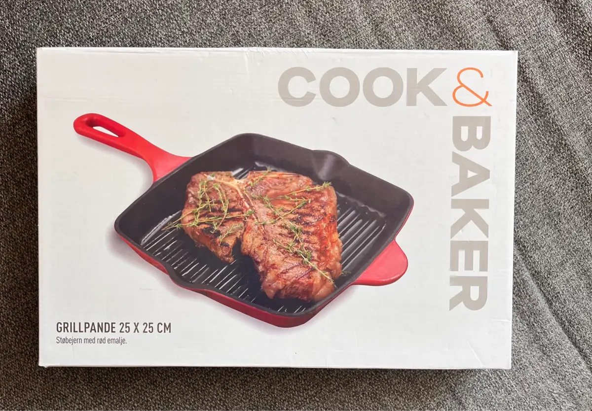 Cook  baker Grillpande i støbejern