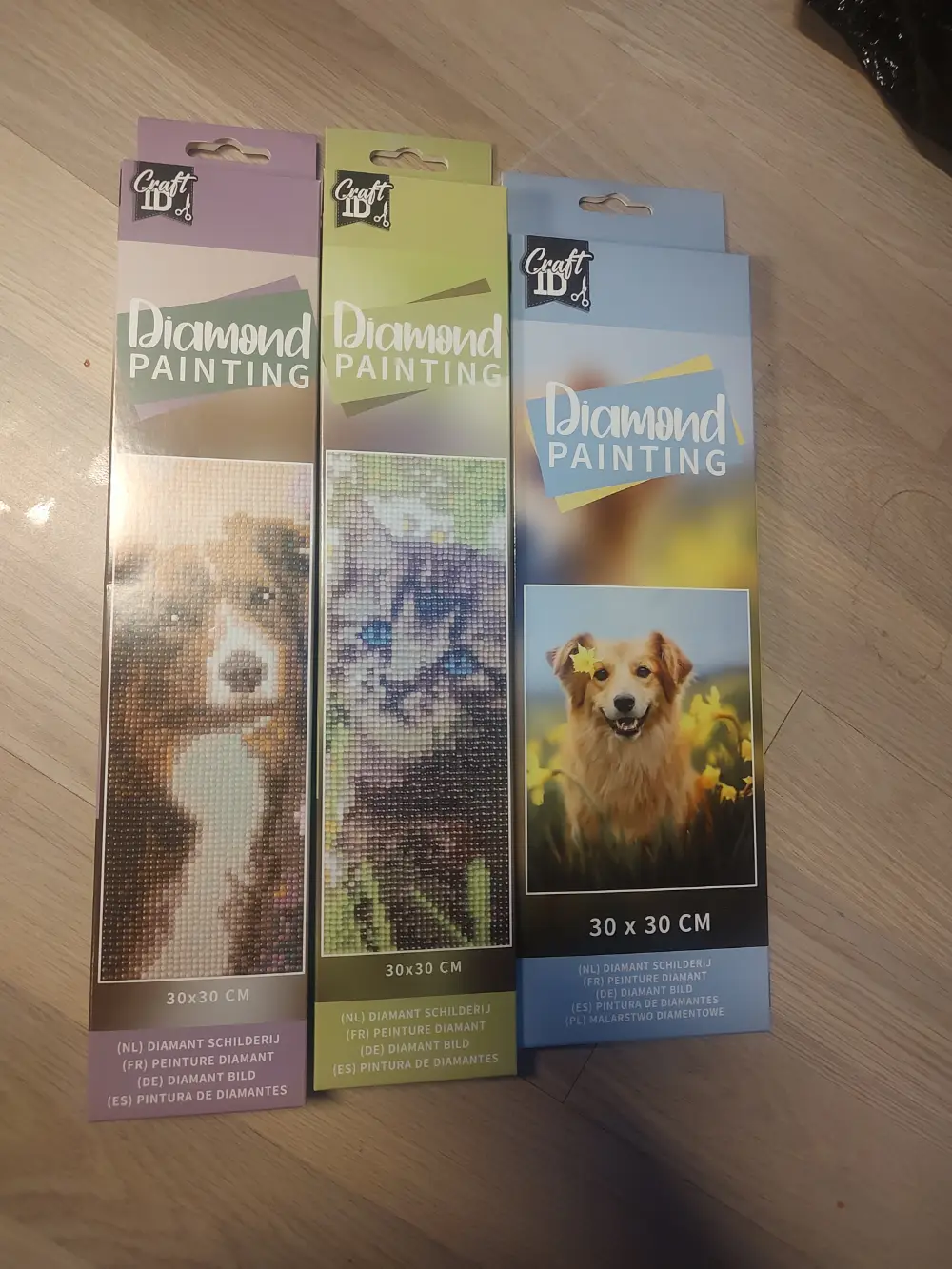 diamond painting Diamond painting hund og kat